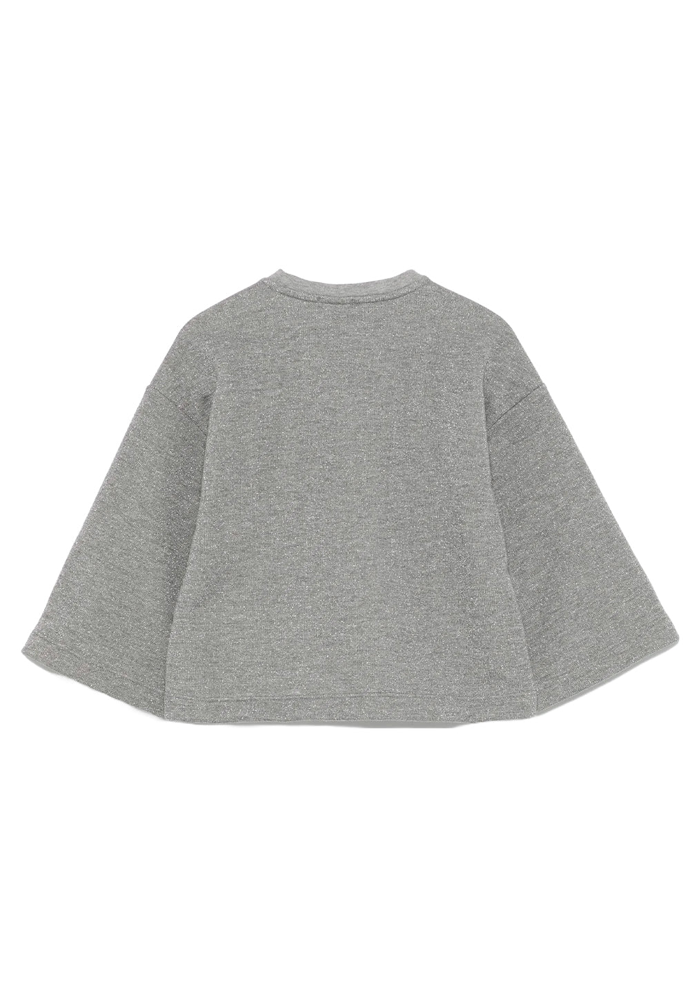 Sweat-shirt ras du cou gris pour fille