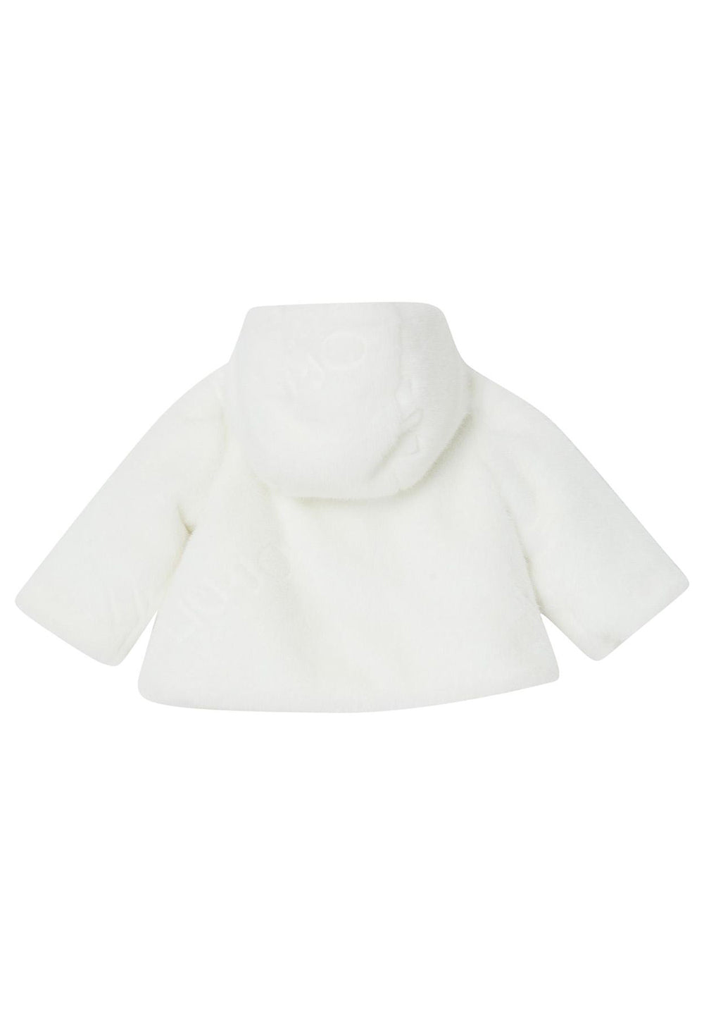White baby girl jacket