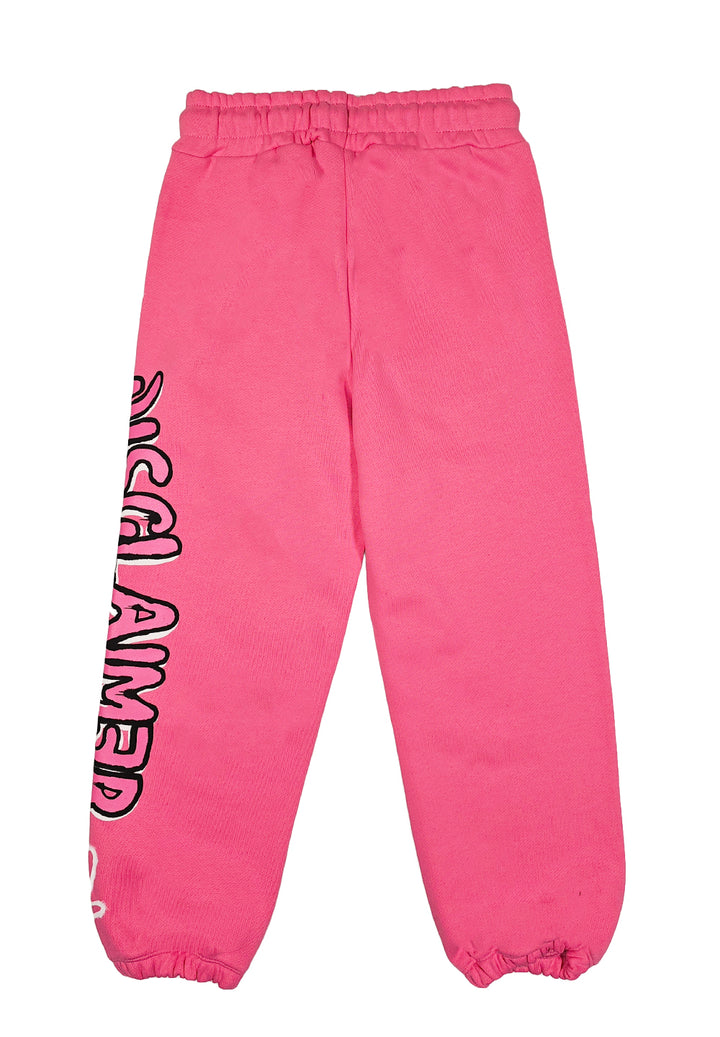 Pantalón de chándal fucsia para niña