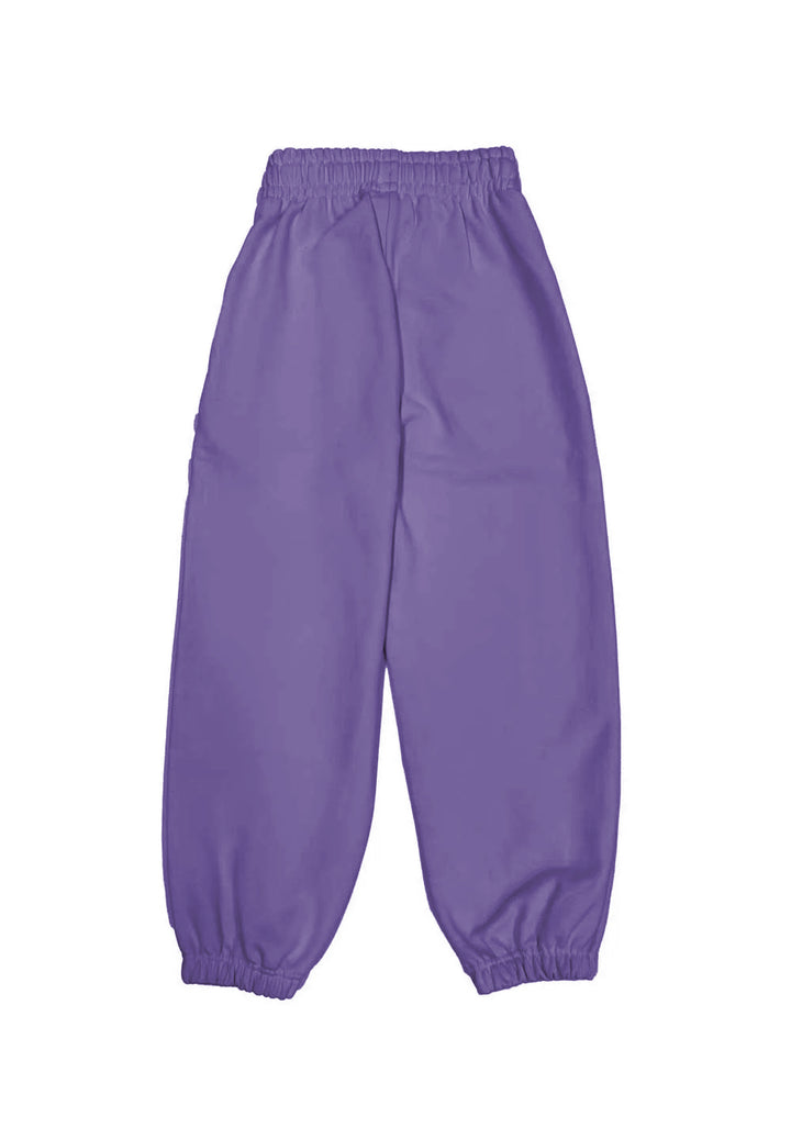 Pantalón de chándal morado para niña