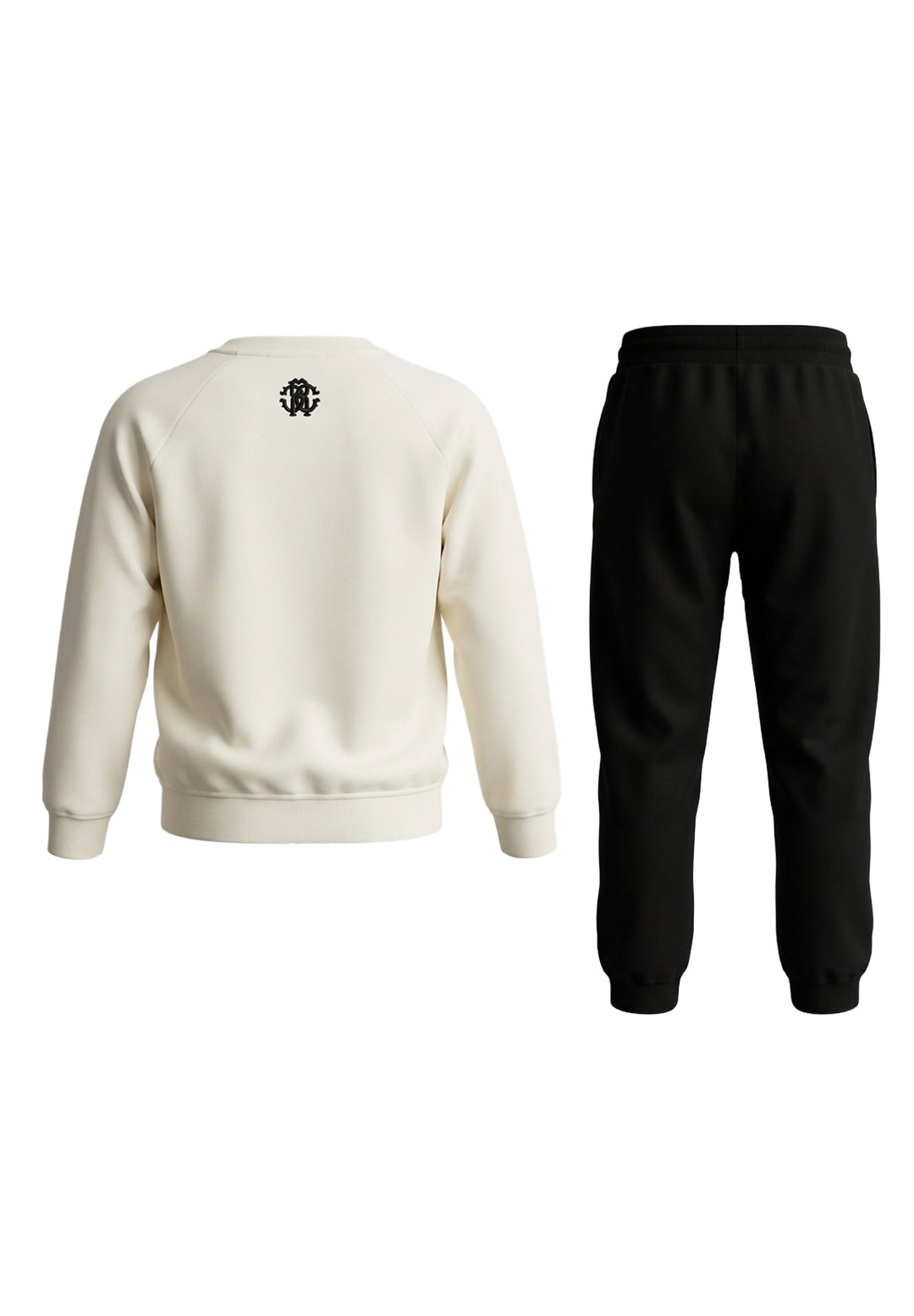 Black and white tracksuit for kids