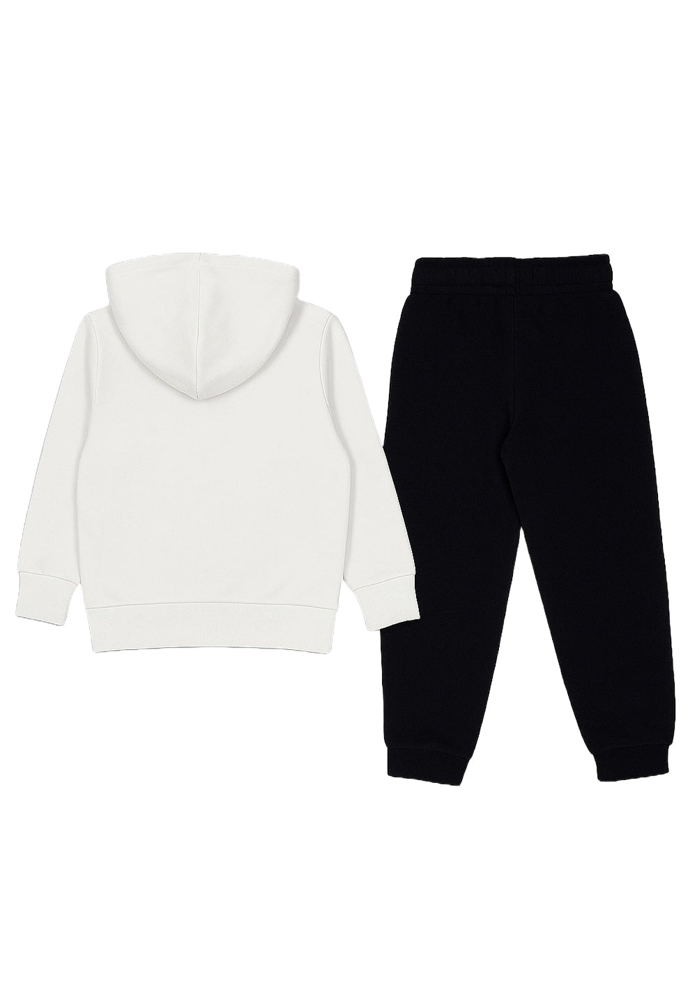 Ensemble sweat-shirt noir et blanc pour enfant