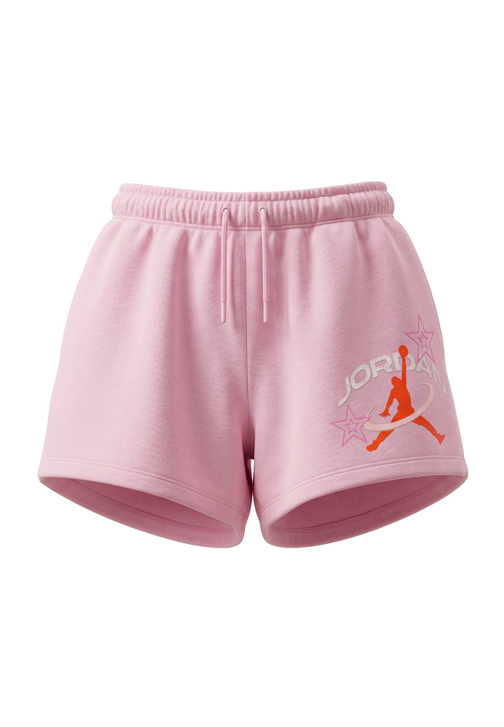 Girls' cropped pink sweatshirt