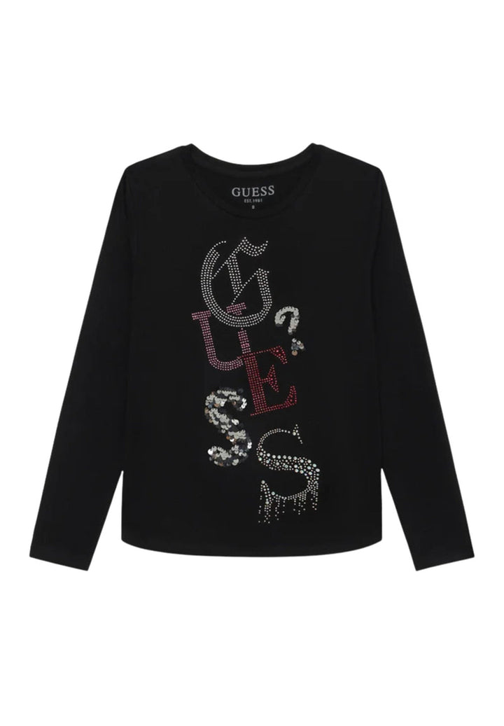Schwarzes T-Shirt für Mädchen
