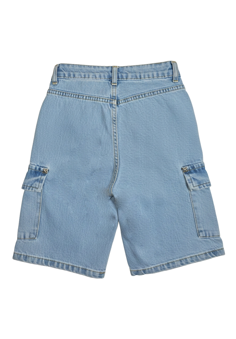 Blue denim Bermuda shorts for boys