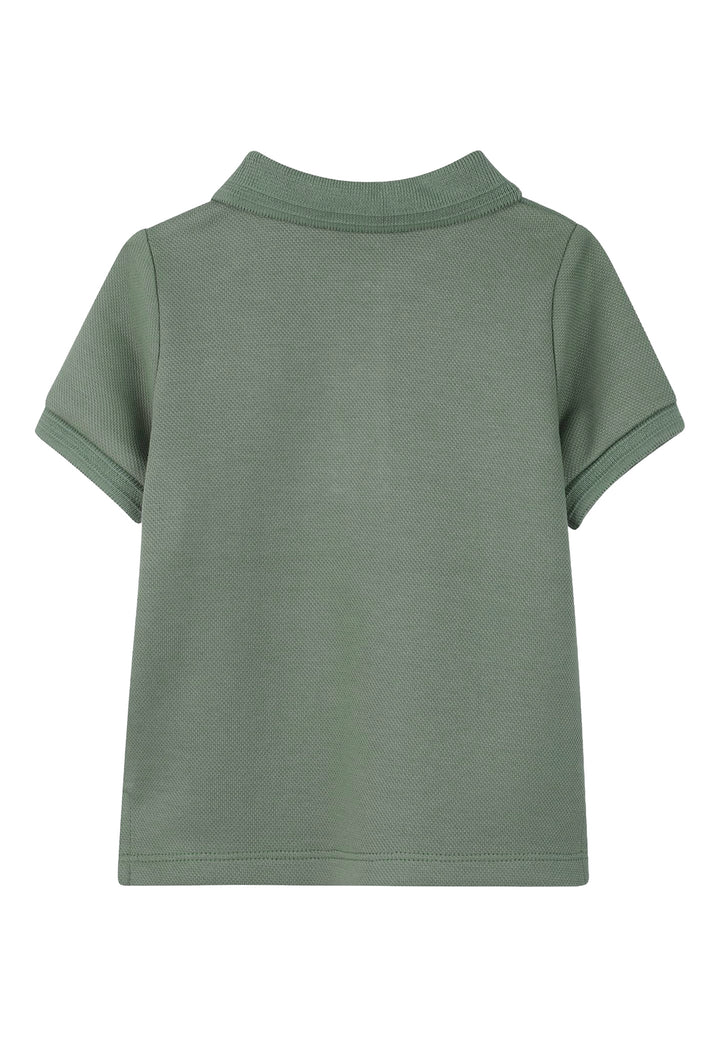 Green polo shirt for baby