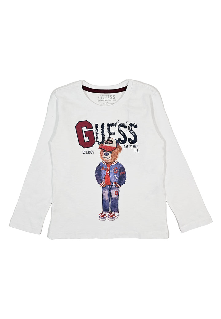 Weißes T-Shirt für Jungen