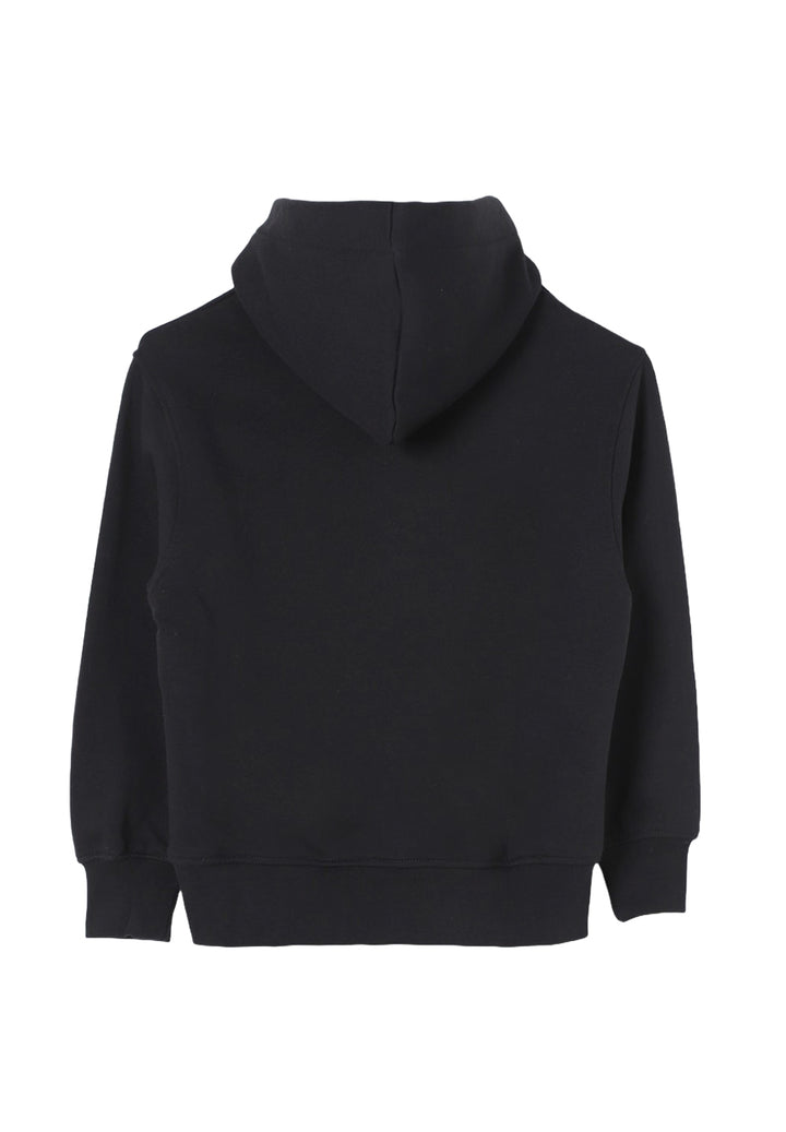 Sweat à capuche noir pour fille