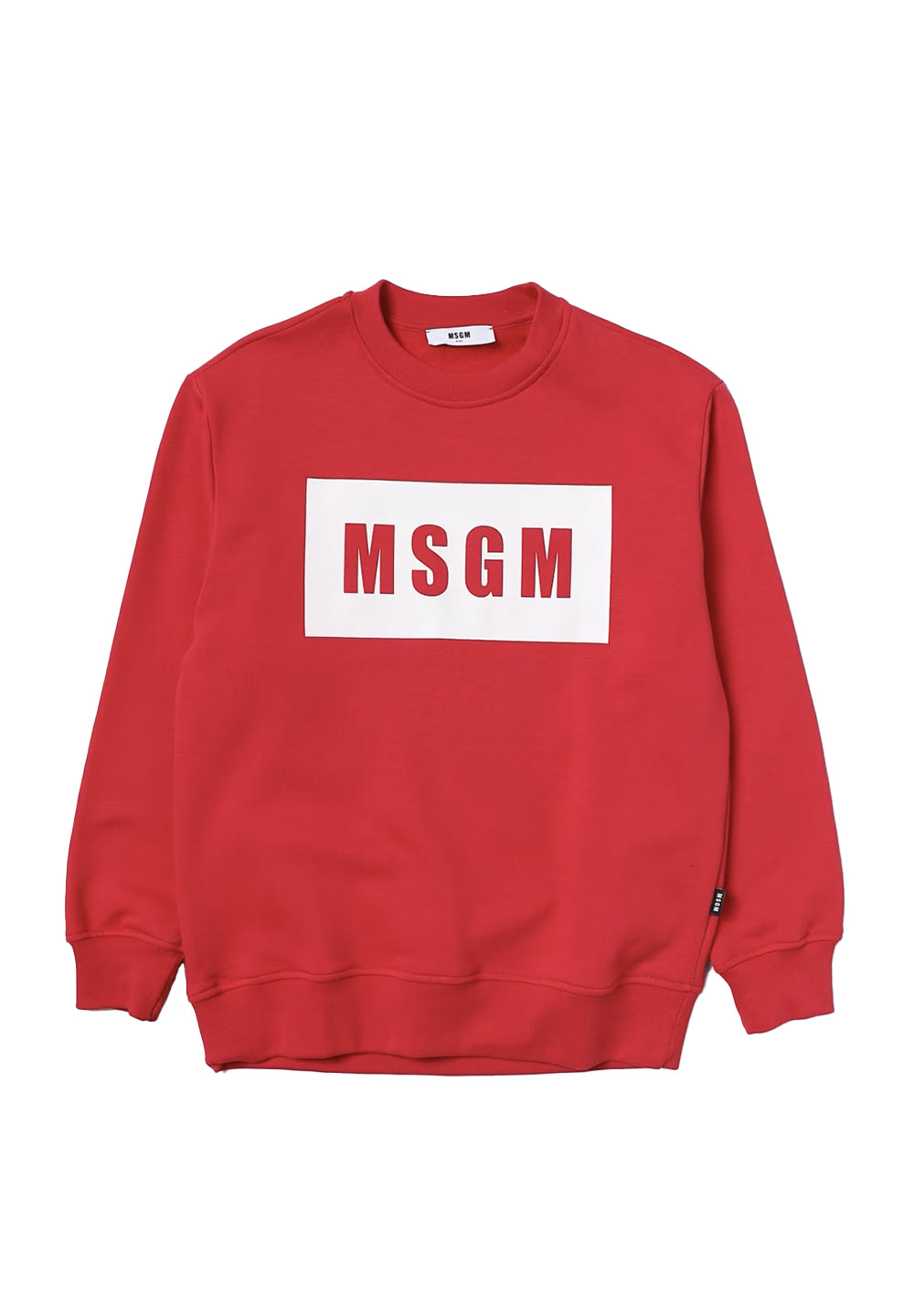Fuchsia crewneck sweatshirt for girls