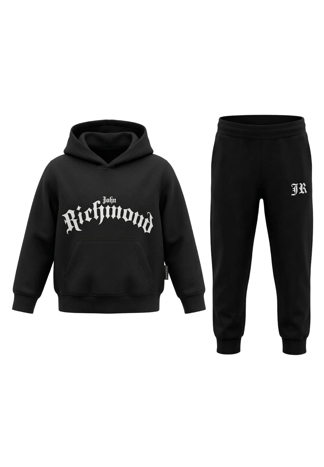 Conjunto de sudadera negro para niño