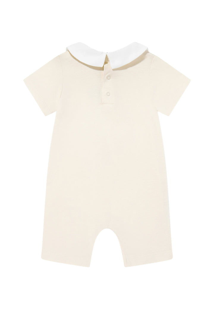 Beiger Baby-Strampler