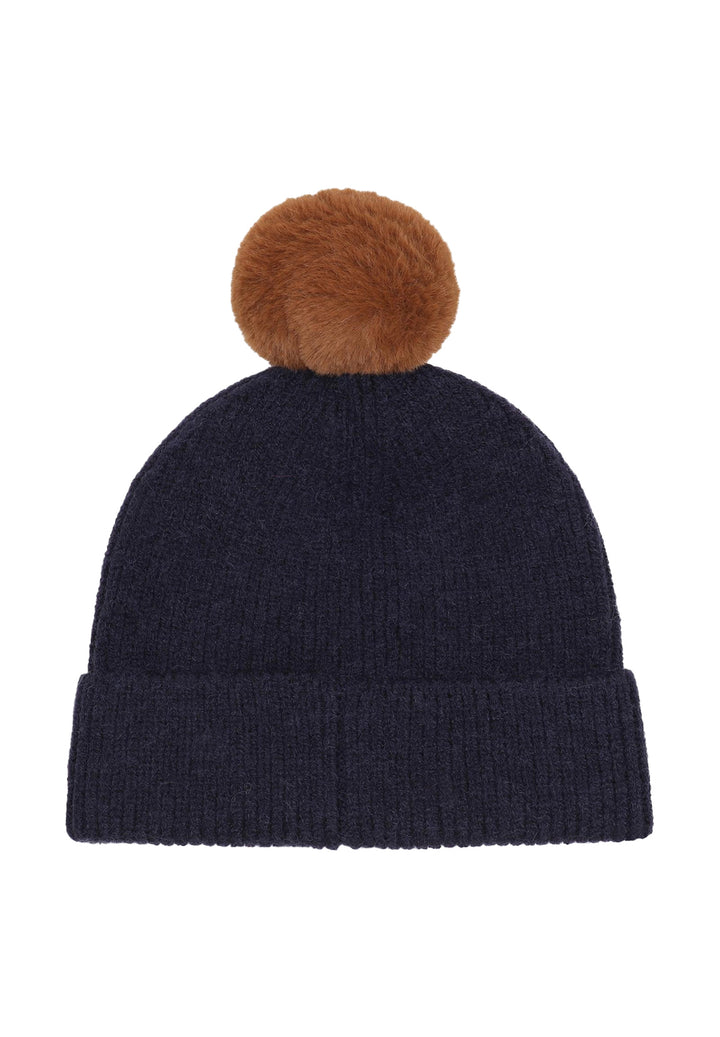Blaue Mütze für Neugeborene