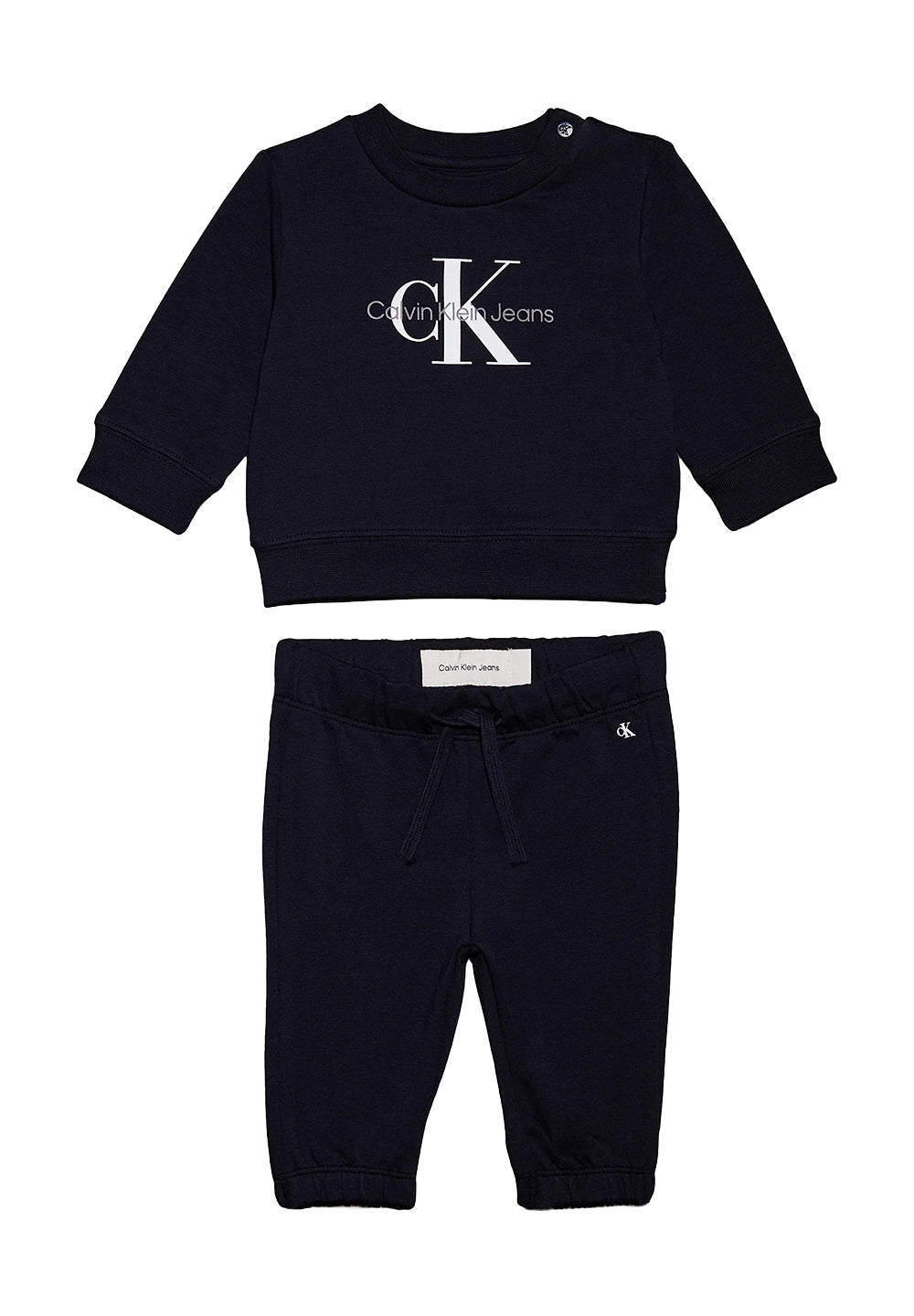Conjunto de sudadera negro para niño