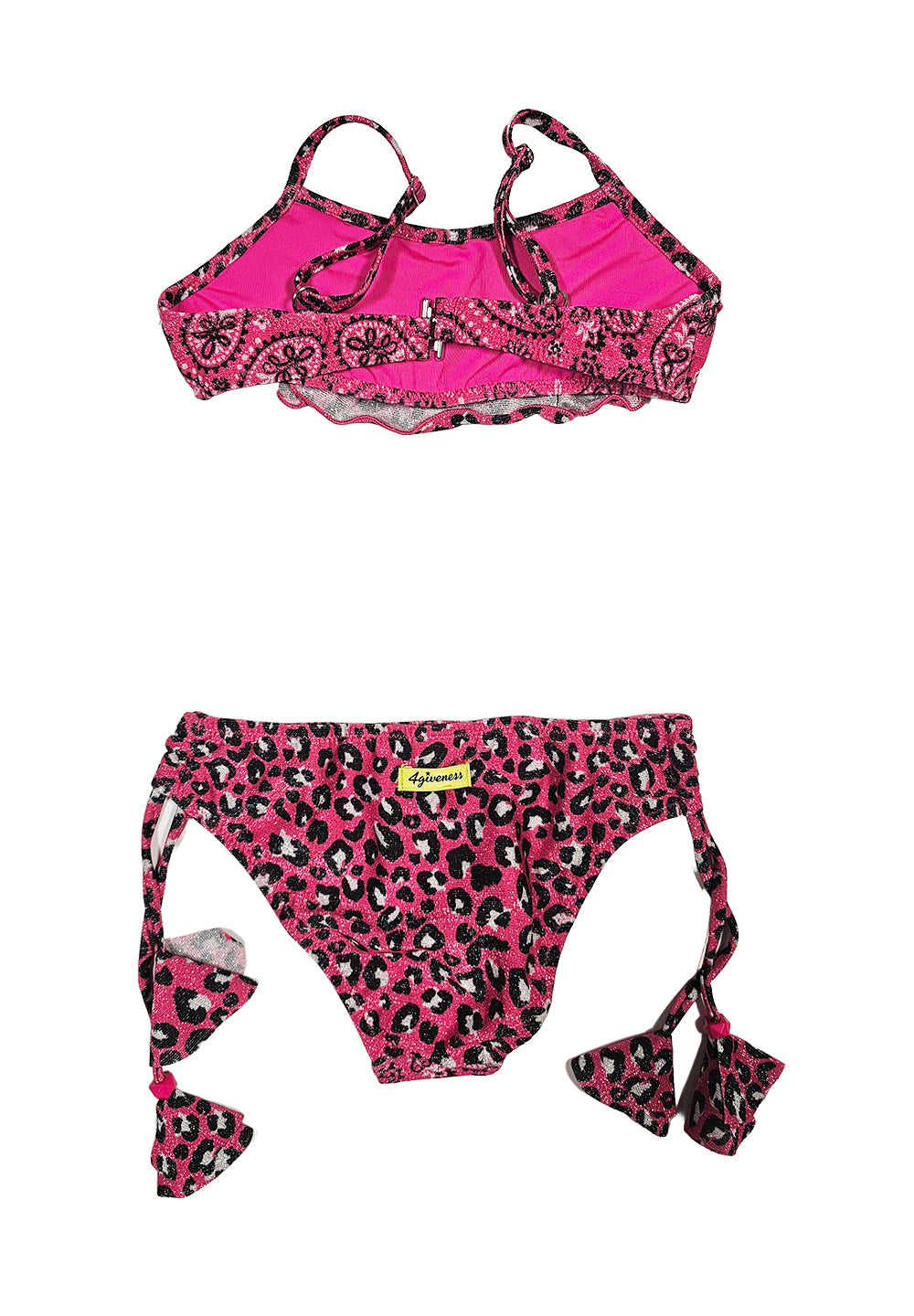 Costume bikini fuxia per bambina - Primamoda kids