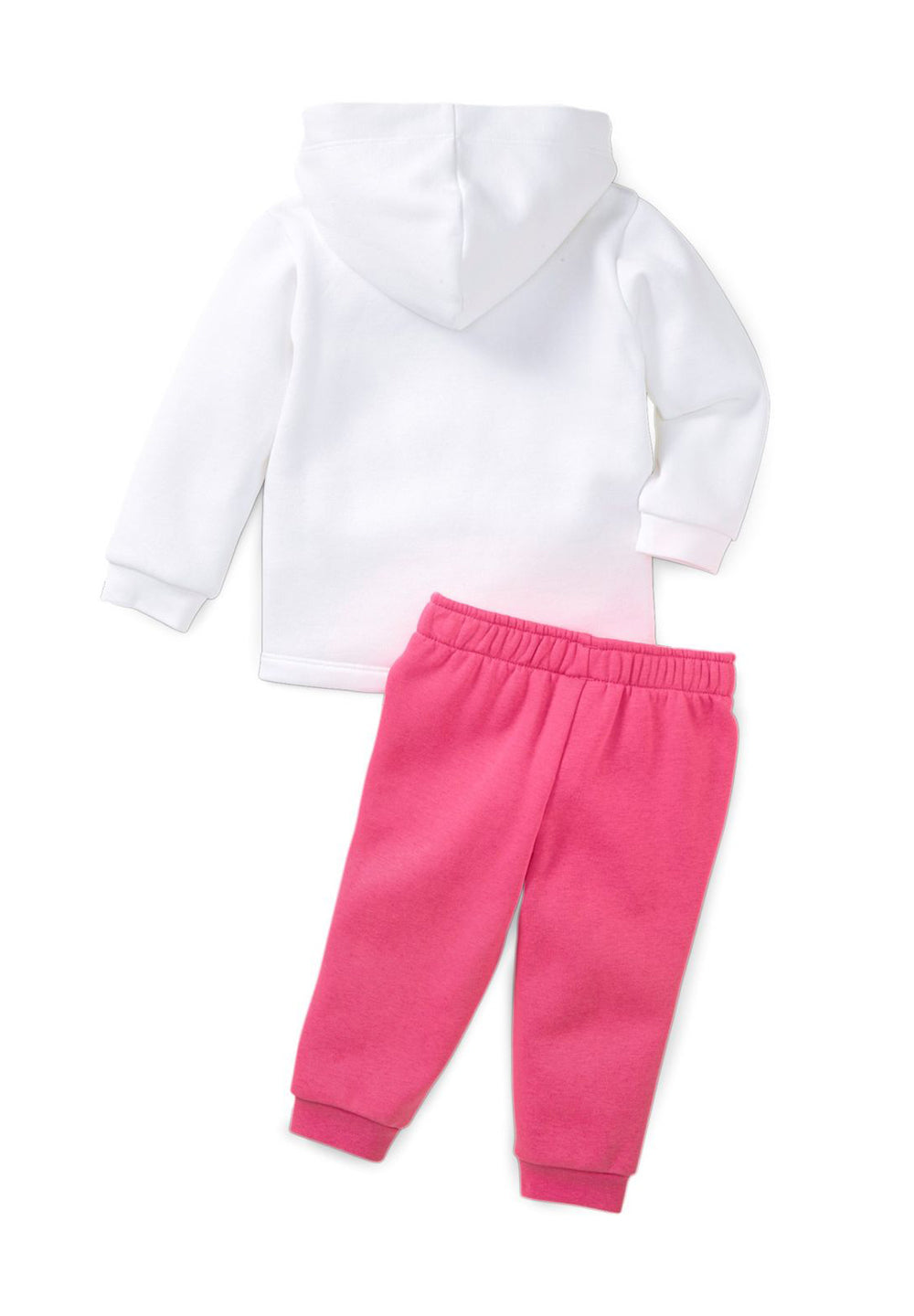 Ensemble sweat-shirt blanc et rose pour fille