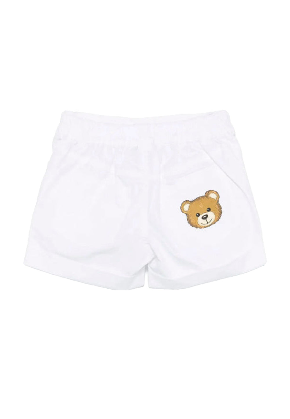 Short blanc pour bébé fille