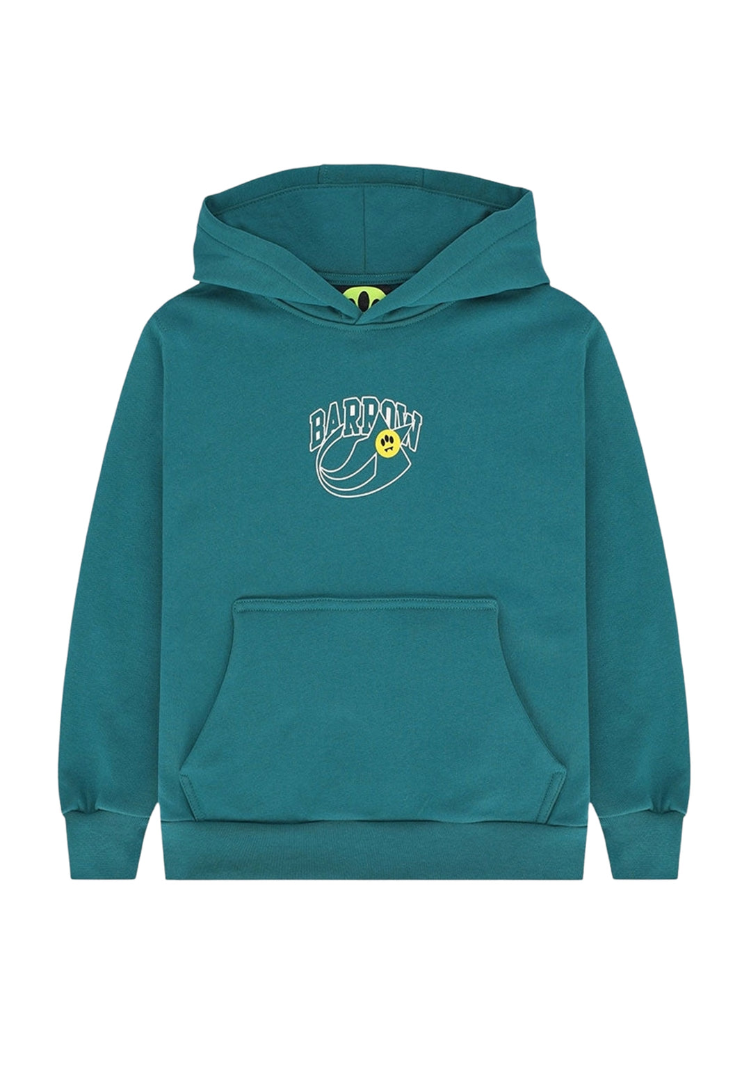 Sudadera con capucha verde para niño
