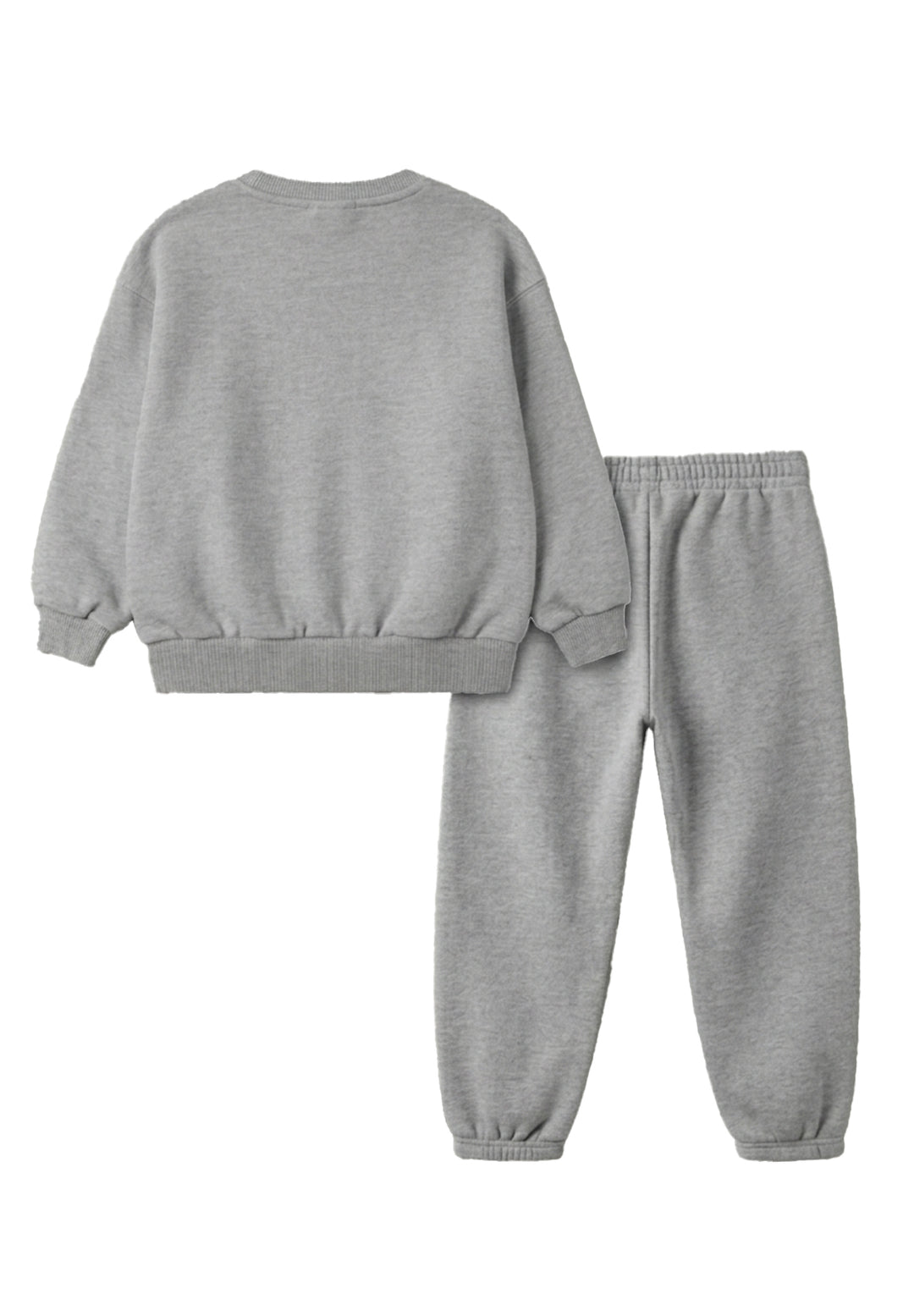Conjunto de sudadera gris para niño