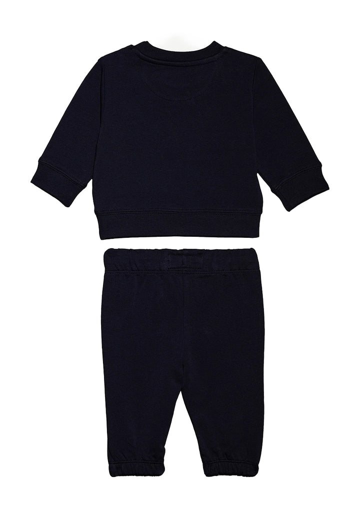 Conjunto de sudadera negro para niño