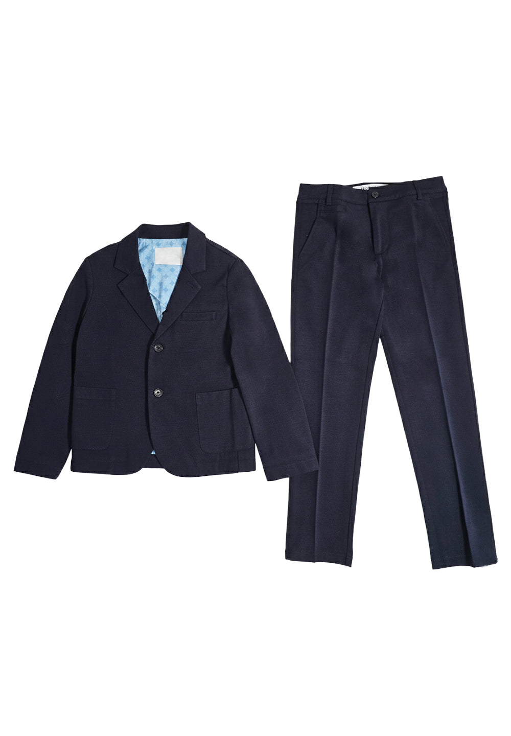 Blue suit for a boy