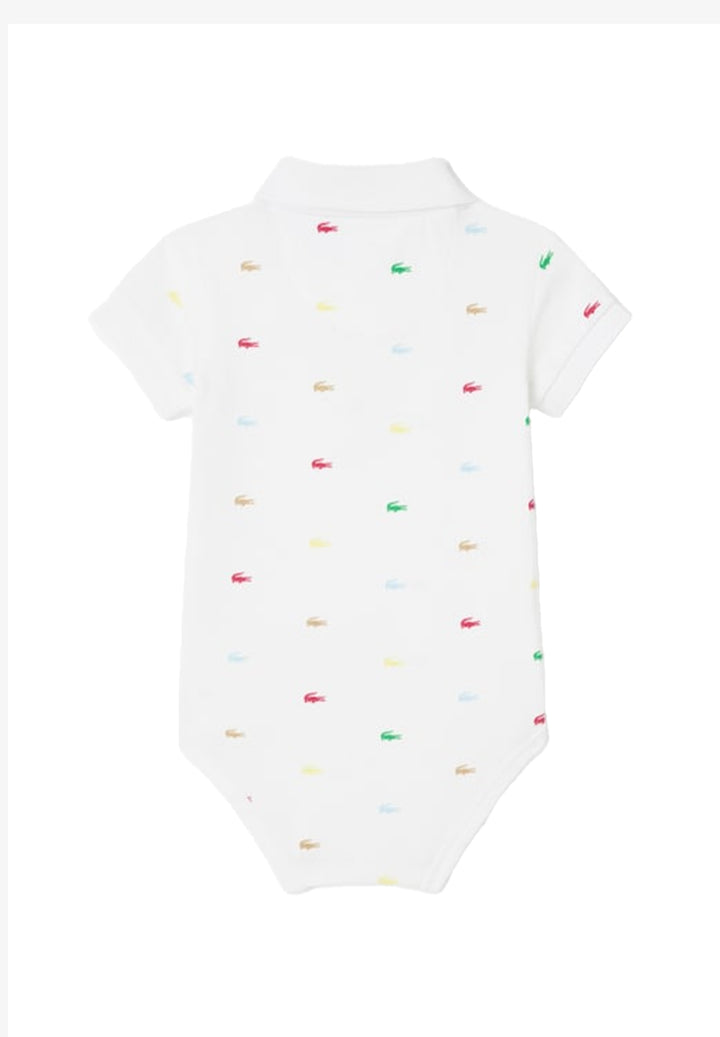 White baby bodysuit