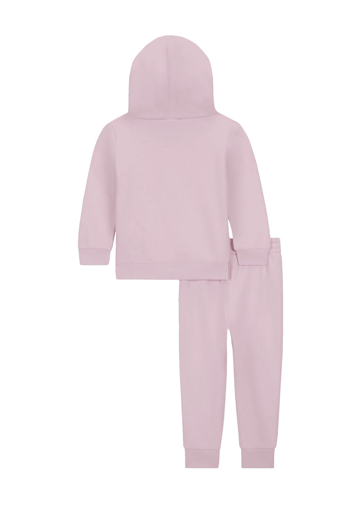 Pink sweatshirt set for baby girl