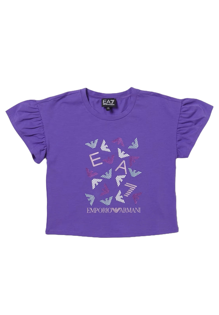 Lila T-Shirt für Mädchen