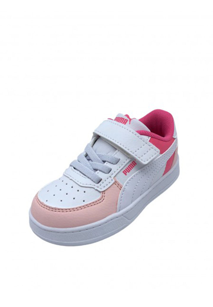 Weiß-fuchsiafarbene Schuhe für Mädchen