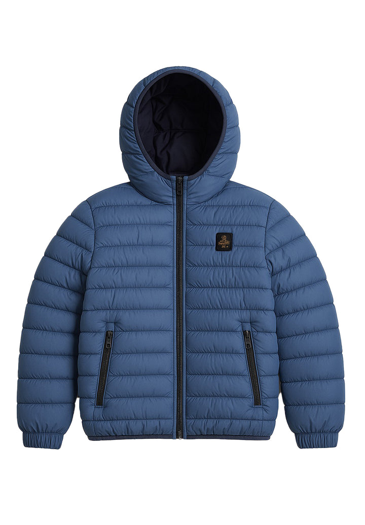 Chaqueta reversible azul para niño