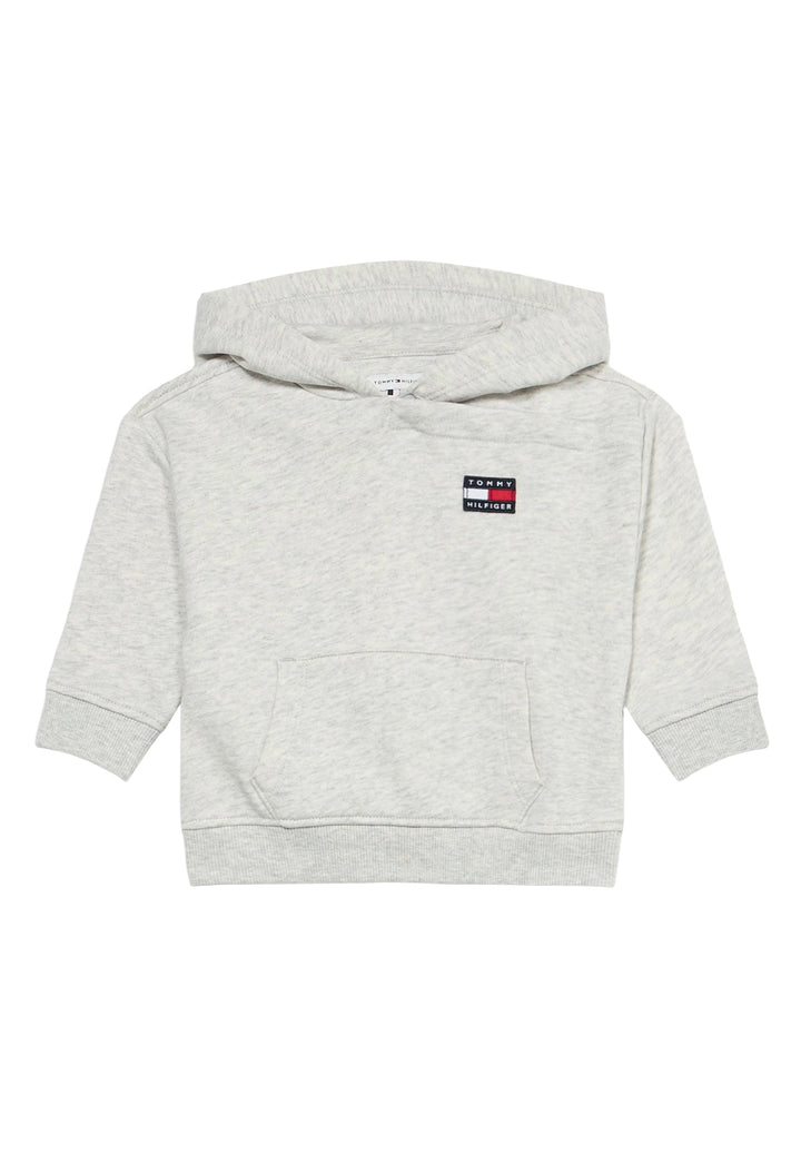 Grauer Kapuzenpullover für Kinder