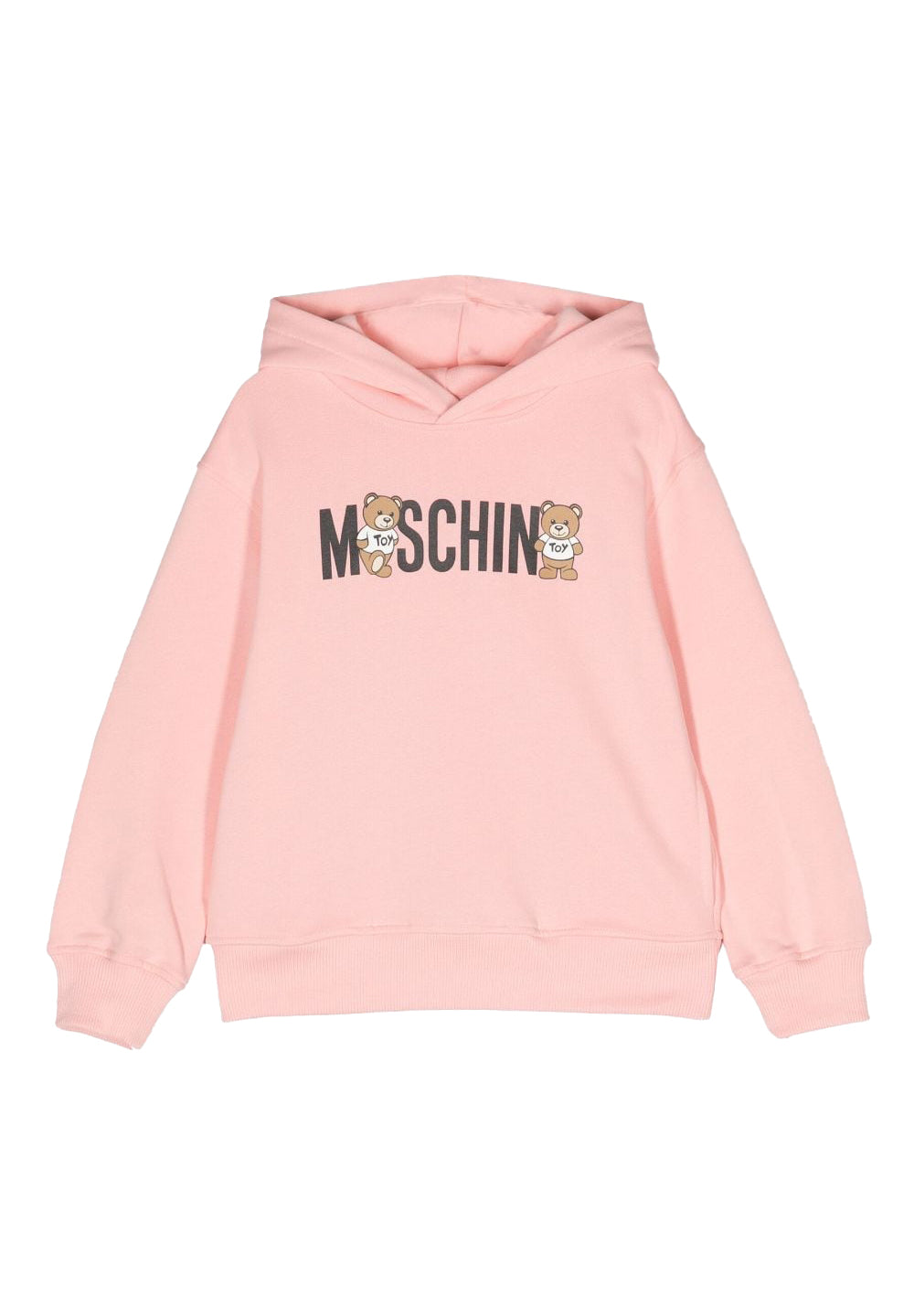 Sudadera con capucha rosa para niña