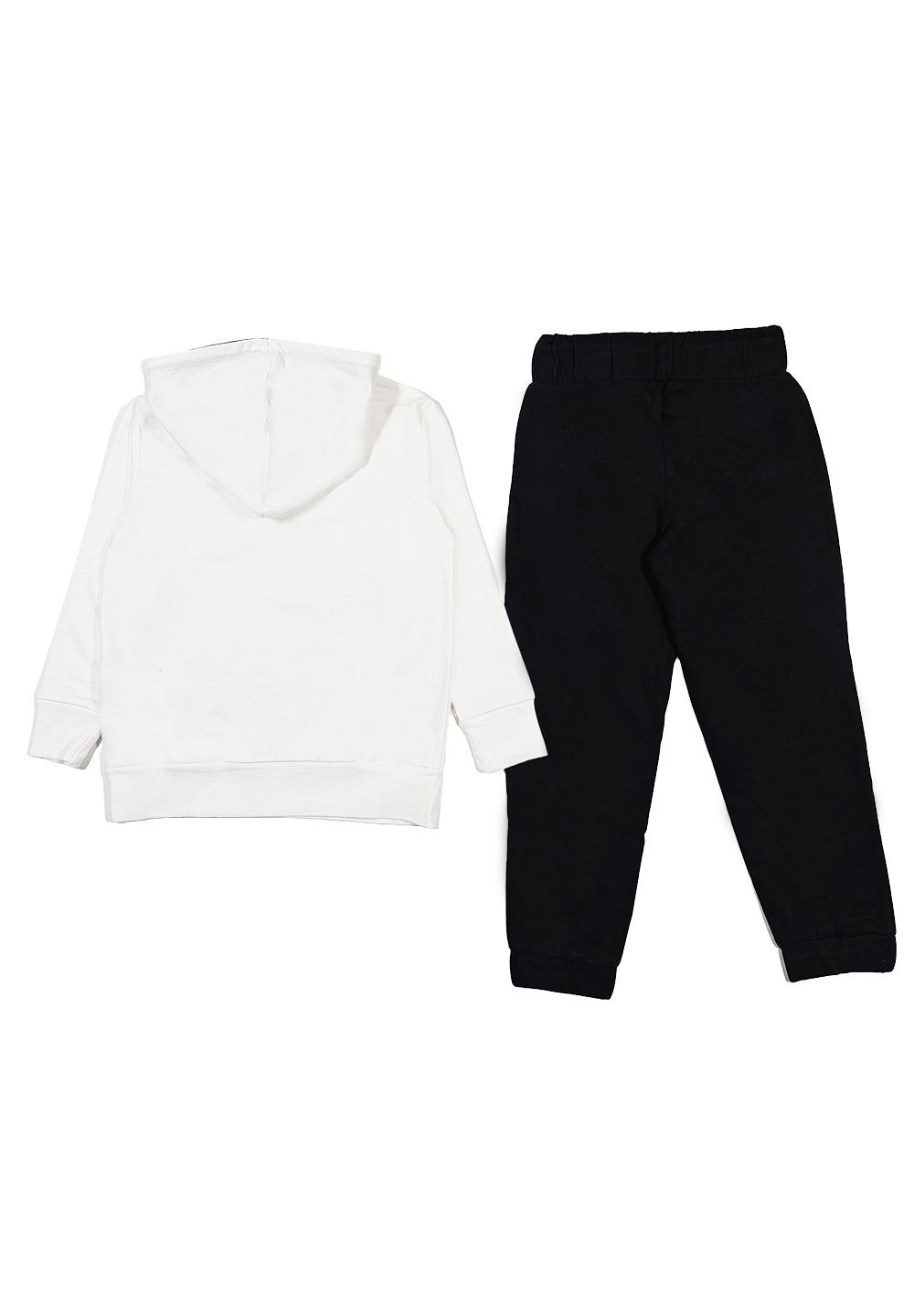 Ensemble sweat-shirt noir et blanc pour enfant