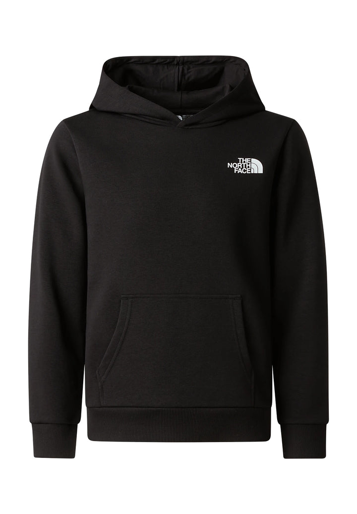 Black hooded sweatshirt for kids