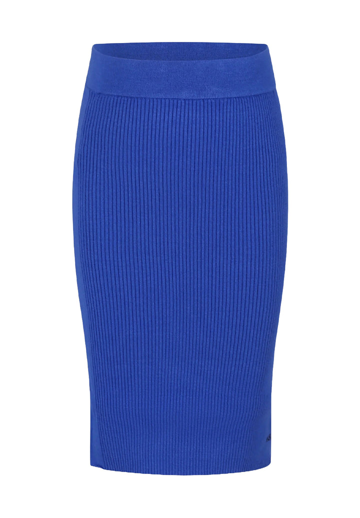 Falda azul real para niña
