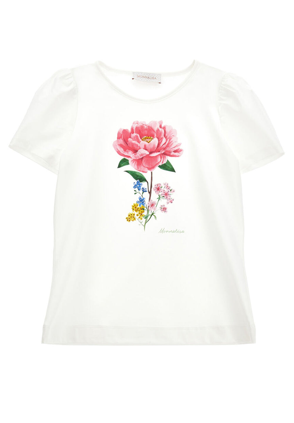 Camiseta blanca para niña