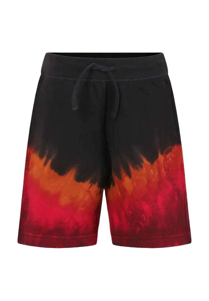 Black fleece shorts for boys