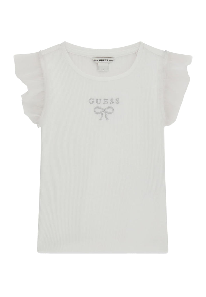 Camiseta blanca para niña