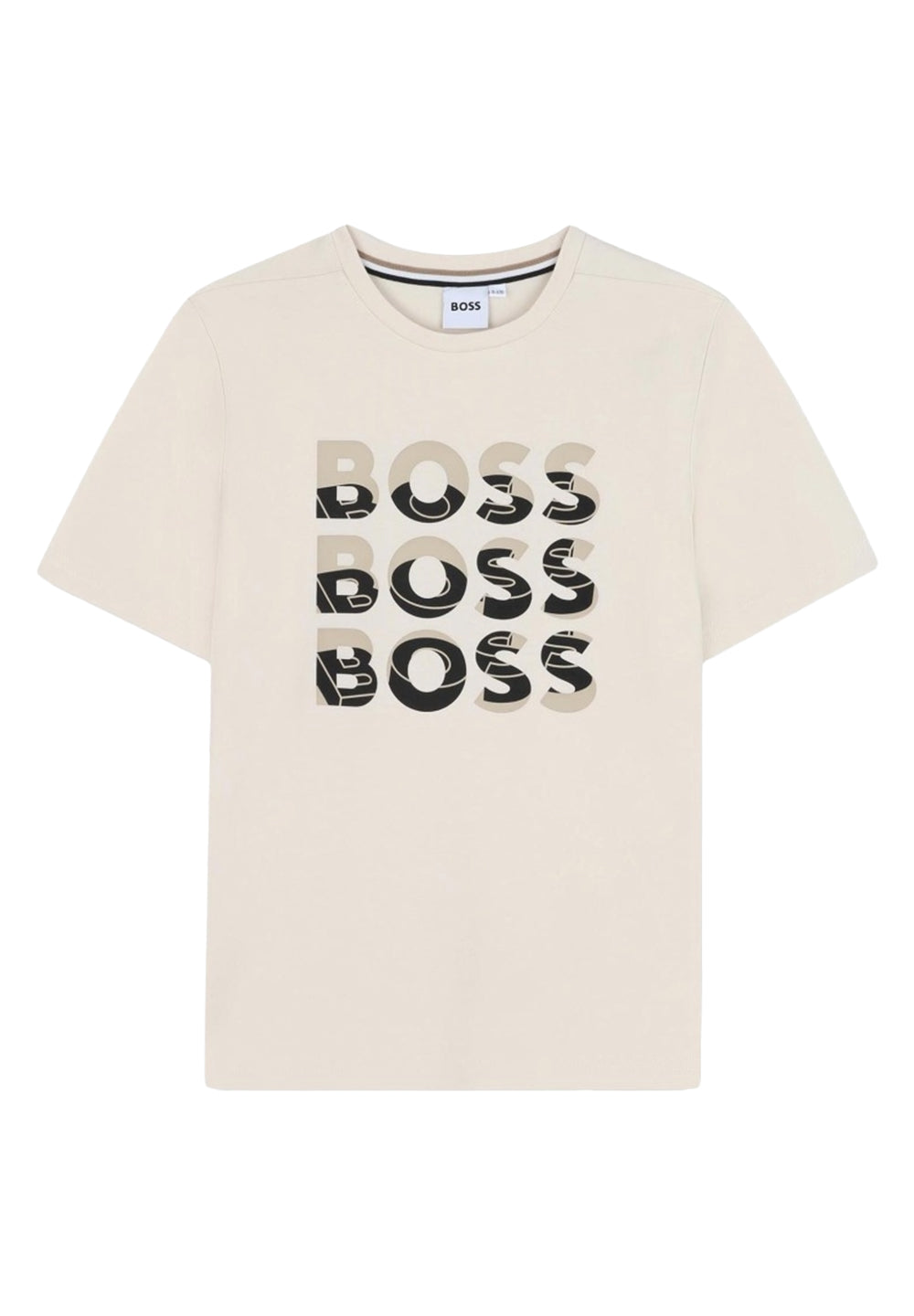 Beige T-shirt for boys