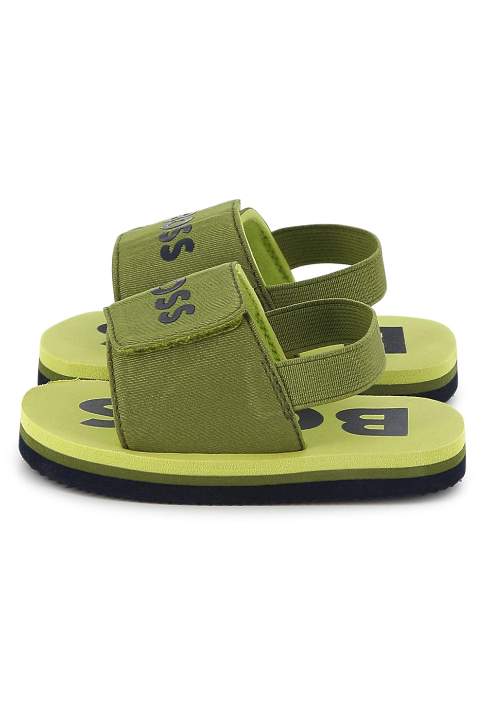 Sandalias verdes para recién nacido