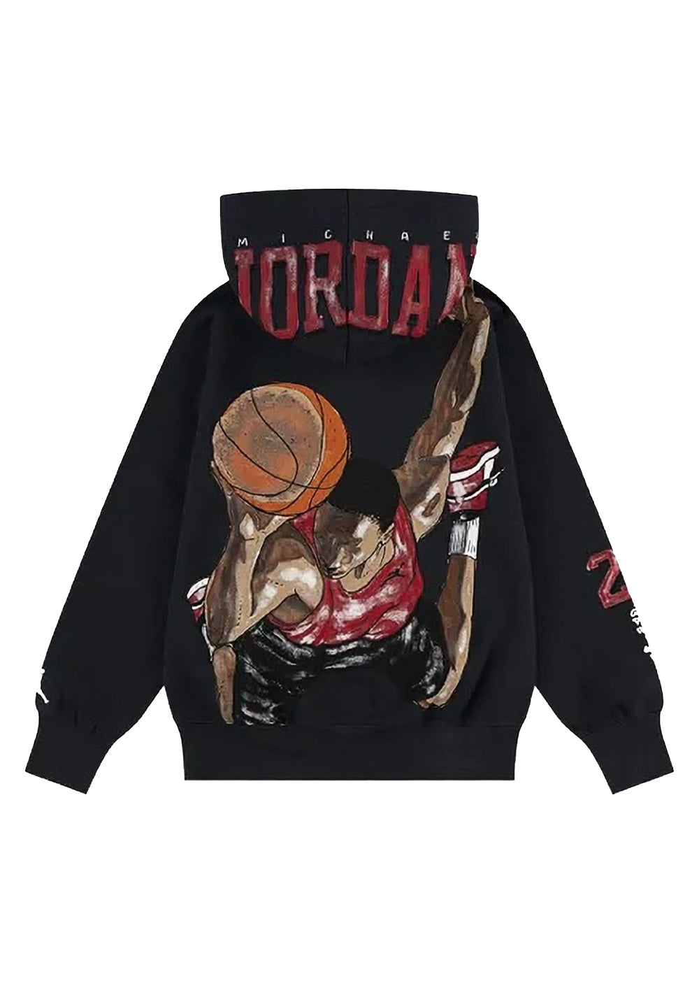 Sudadera con capucha negra para niño