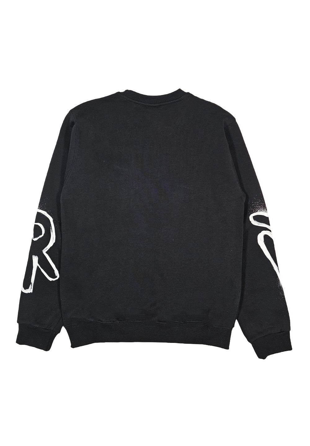 Black crewneck sweatshirt for kids