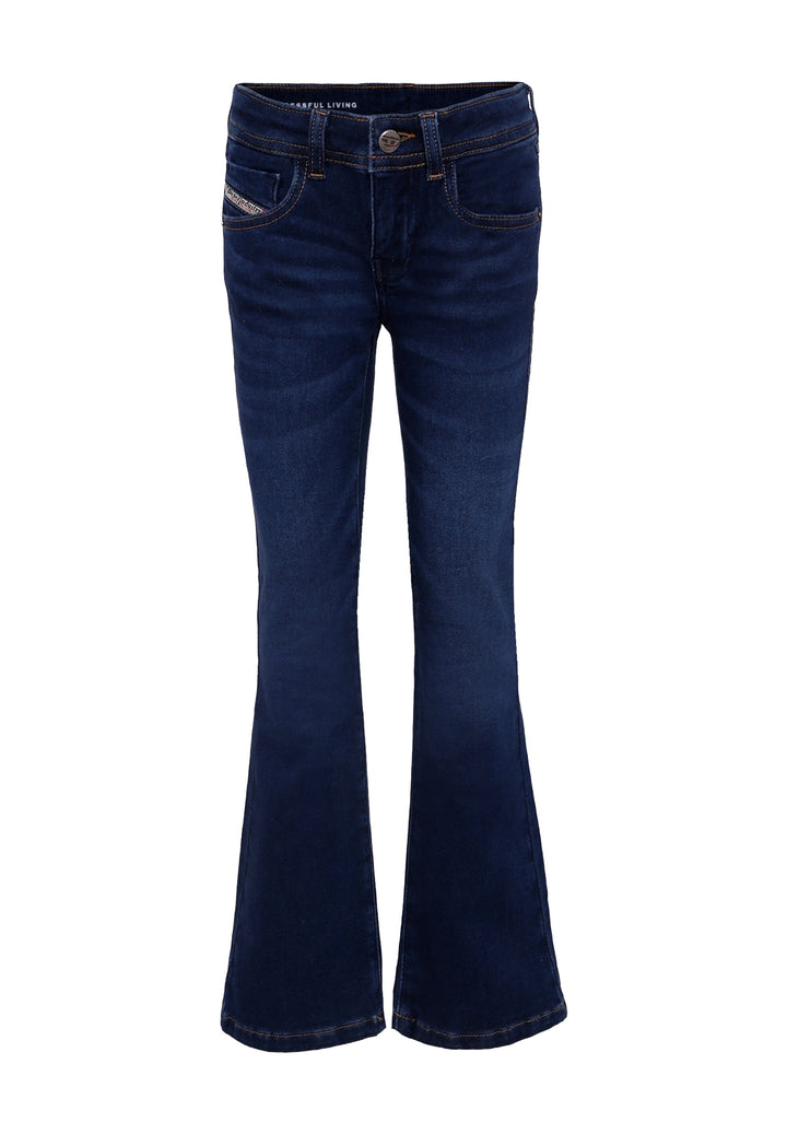 Vaqueros azul denim para niña