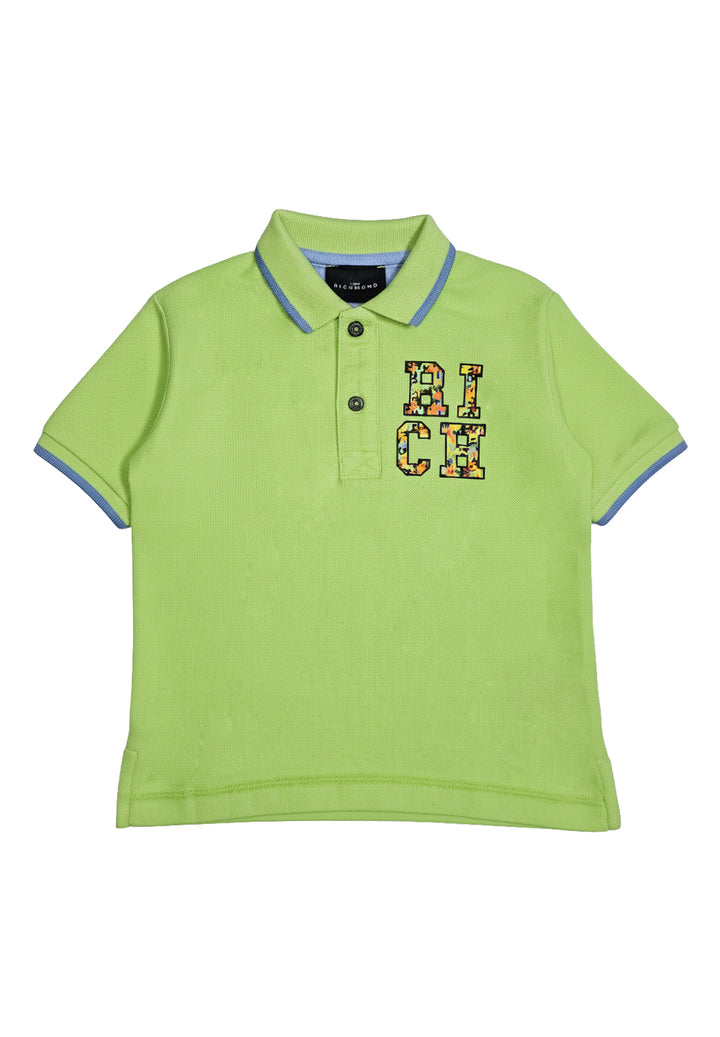 Polo verde para bebé
