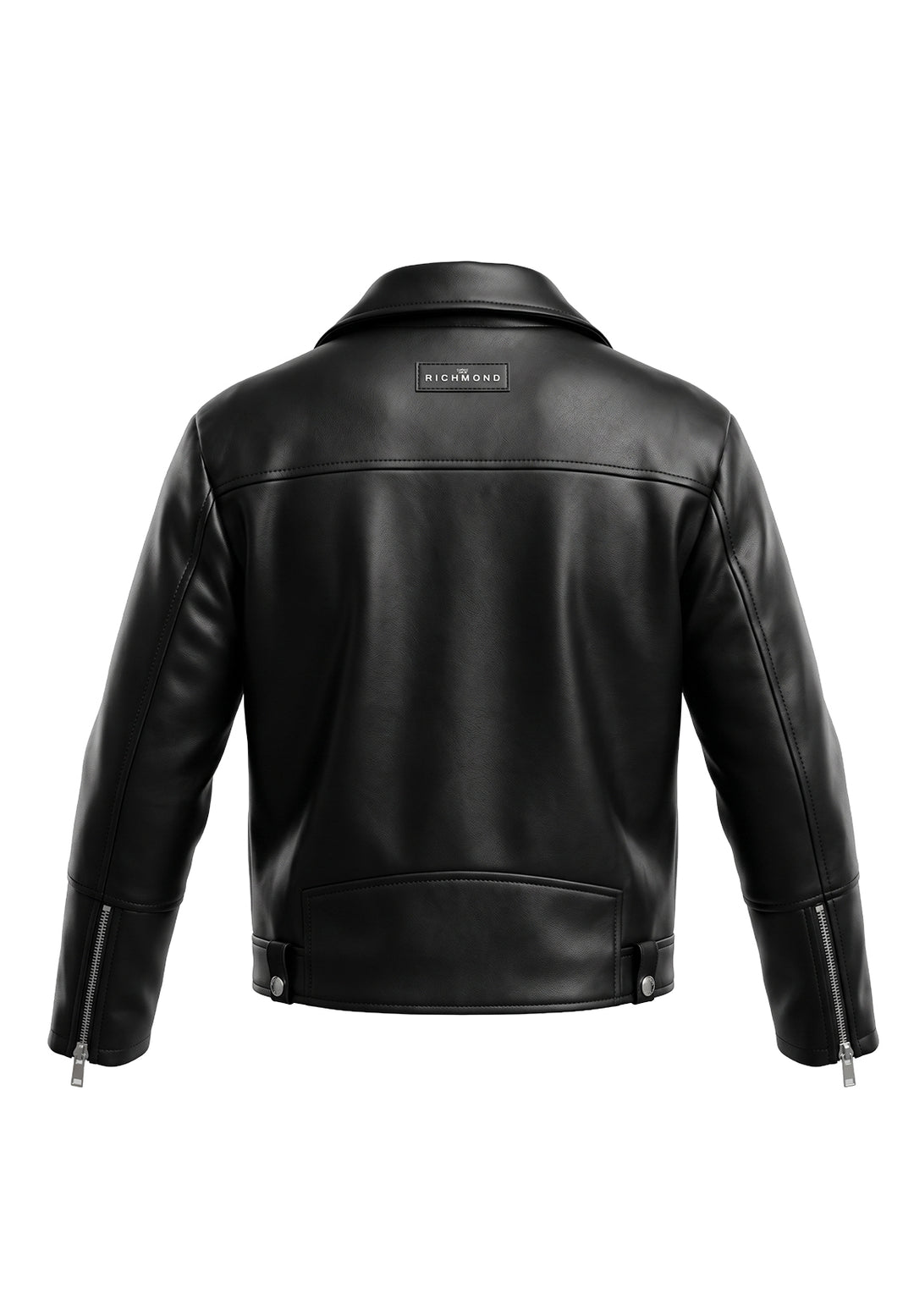 Black leather jacket for girl