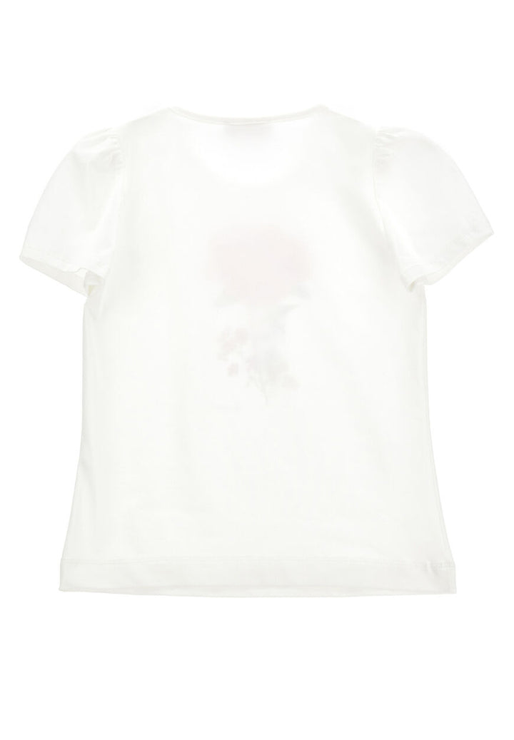 Camiseta blanca para niña