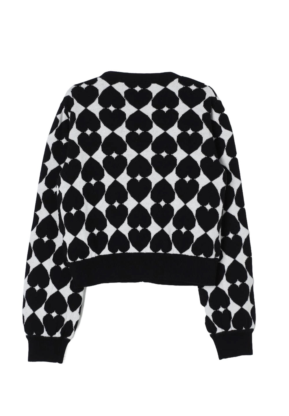 Schwarze Strickjacke für Mädchen