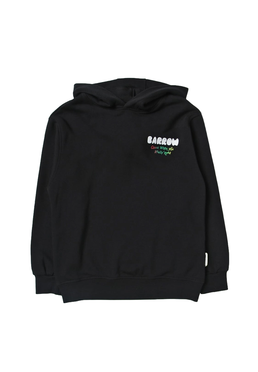 Sudadera con capucha negra para niño