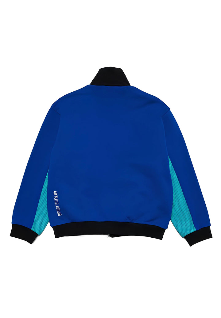 Blue zip-up hoodie for boys