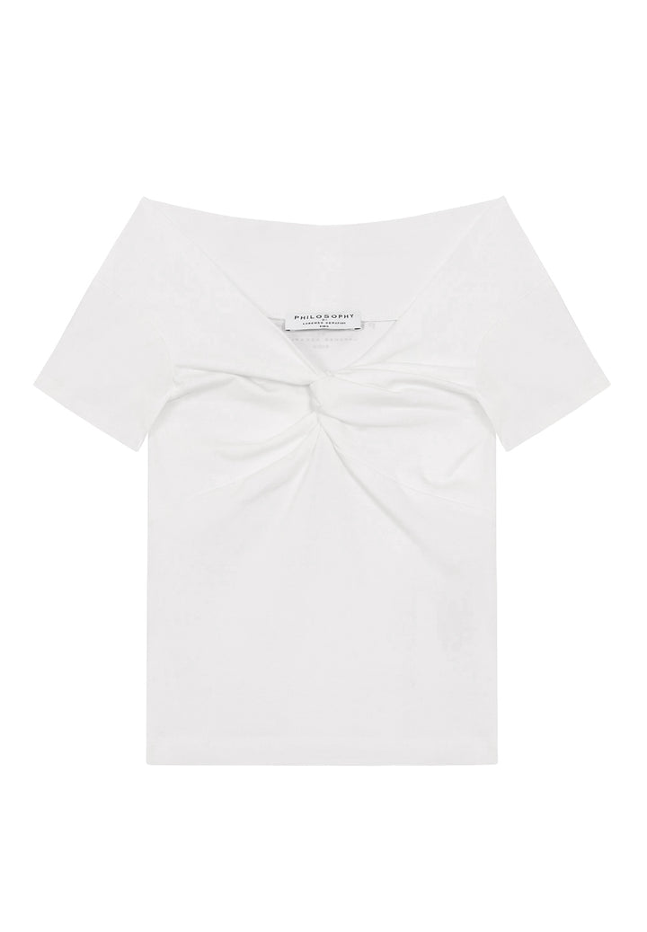 Camiseta blanca para niña