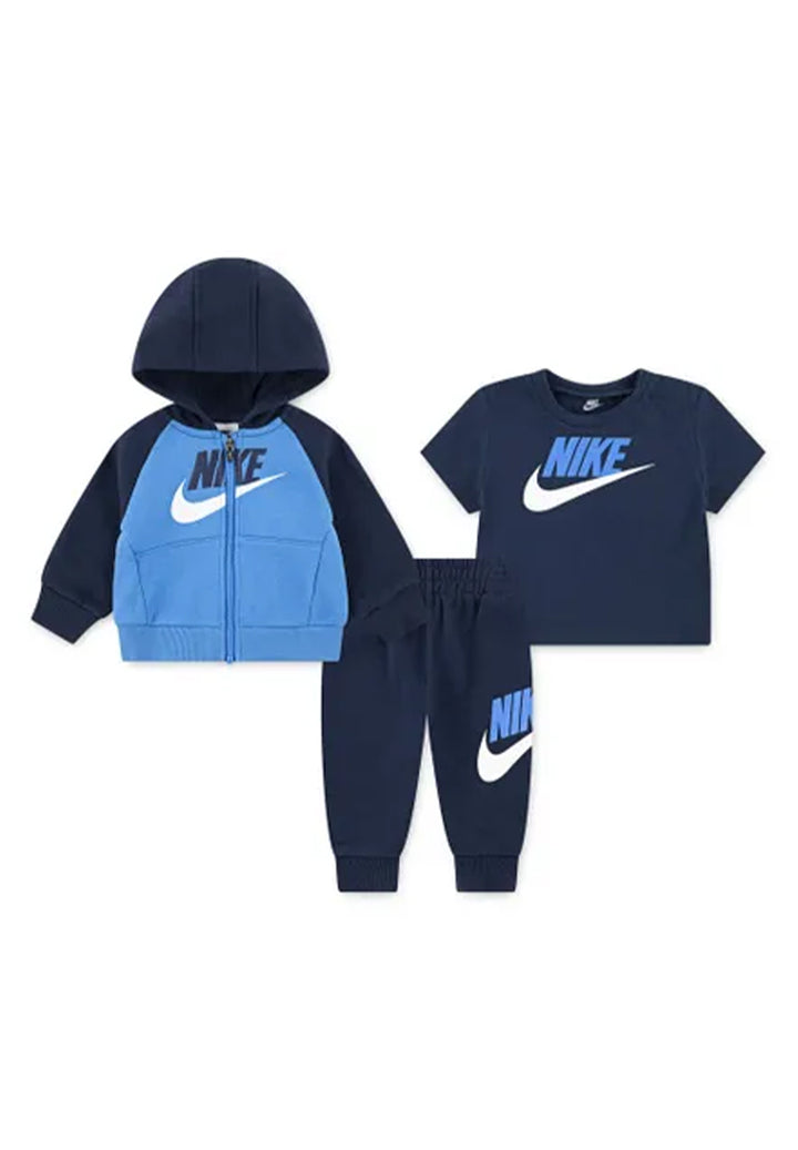 Conjunto de 3 piezas azul para recién nacido